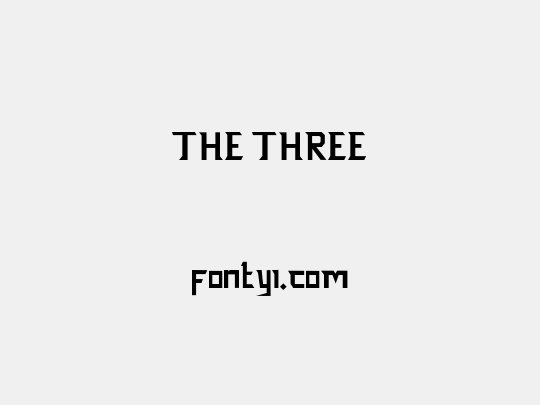 THE THREE