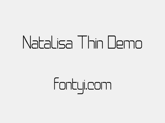 Natalisa Thin Demo