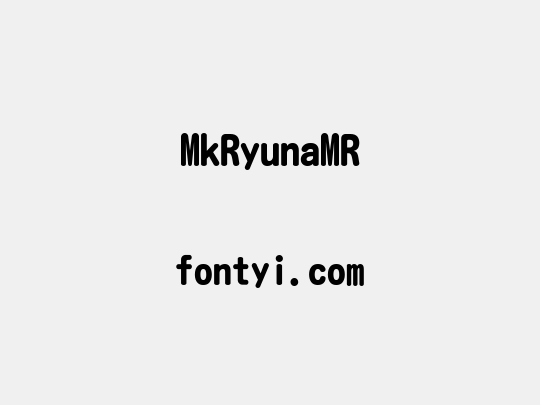 MkRyunaMR
