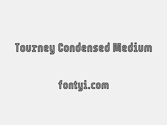 Tourney Condensed Medium