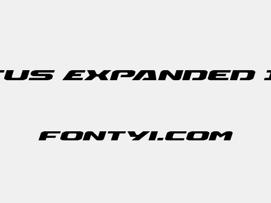 Iapetus Expanded Italic