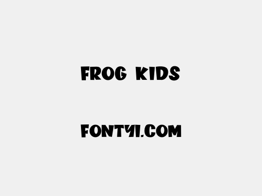 FROG KIDS