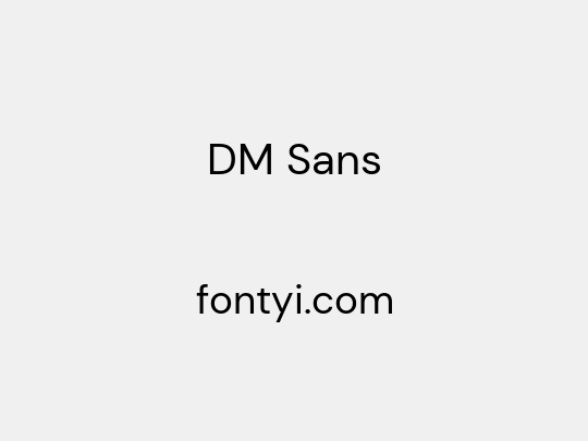 DM Sans
