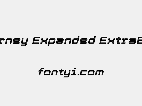 Tourney Expanded ExtraBold