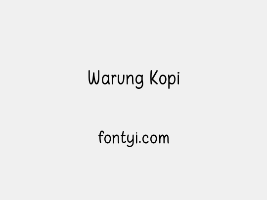 Warung Kopi