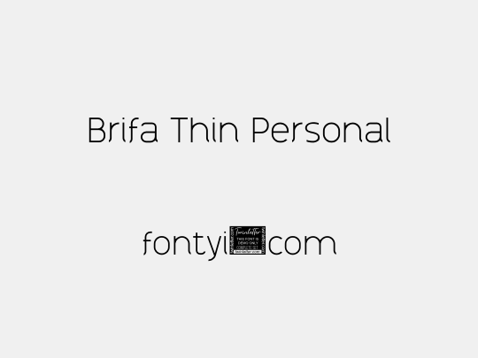 Brifa Thin Personal