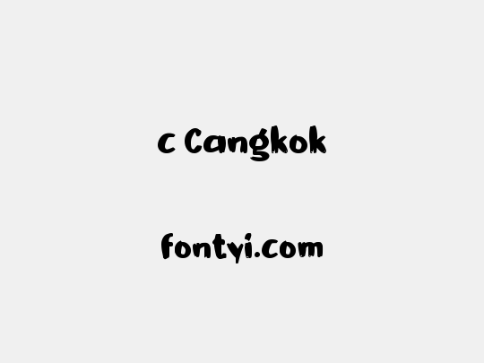 c Cangkok