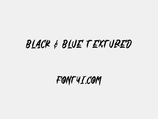 Black & Blue Textured