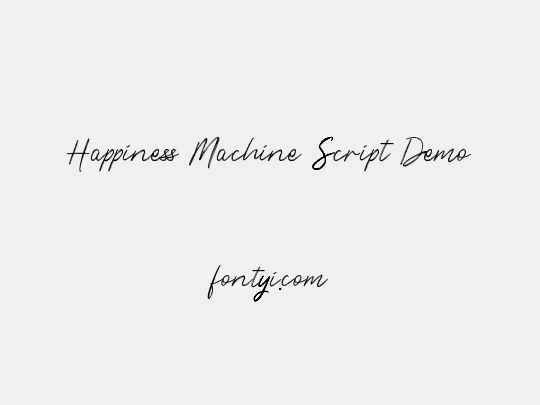 Happiness Machine Script Demo
