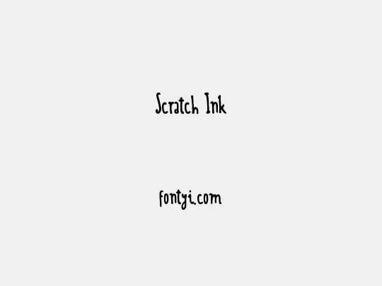 Scratch Ink