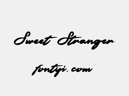 Sweet Stranger