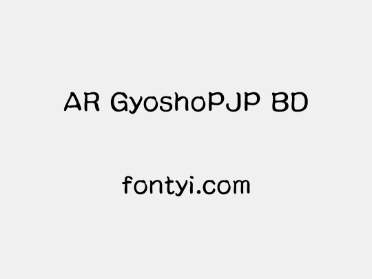 AR GyoshoPJP BD