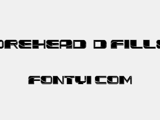 Forehead 3D Filled