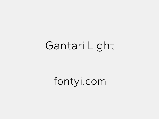 Gantari Light