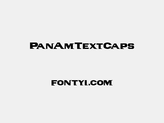 PanAmTextCaps