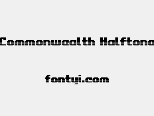 Commonwealth Halftone