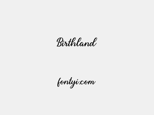 Birthland