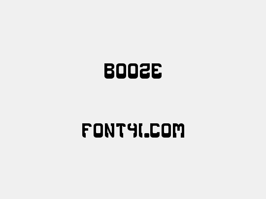 Booze