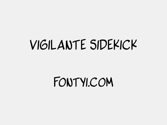 vigilante sidekick