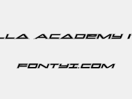 Capella Academy Italic