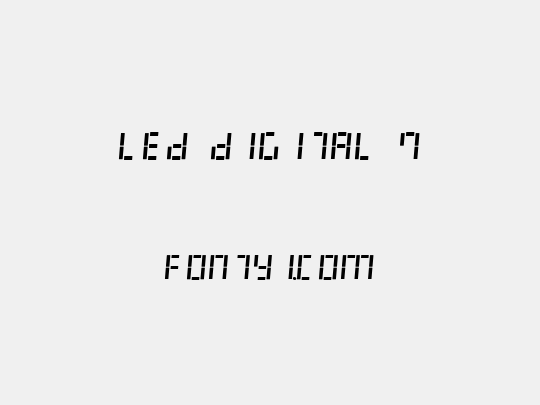 LED Digital 7