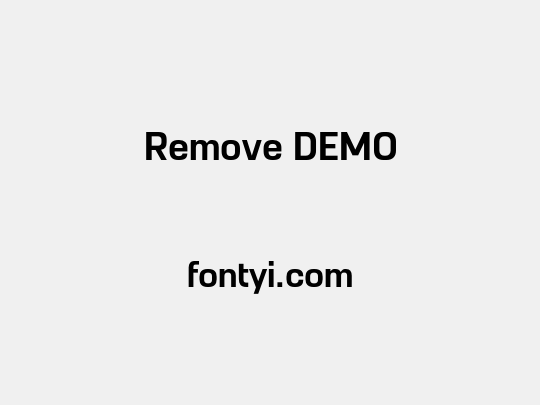Remove DEMO