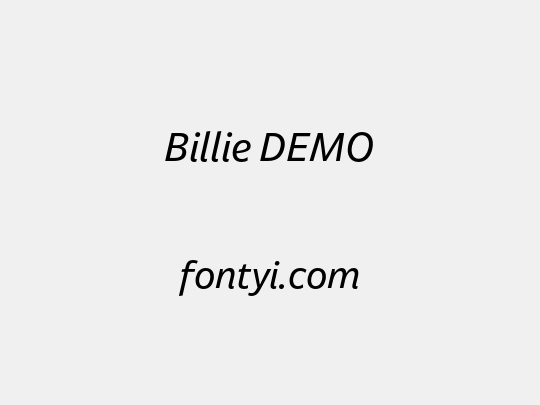 Billie DEMO