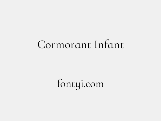 Cormorant Infant