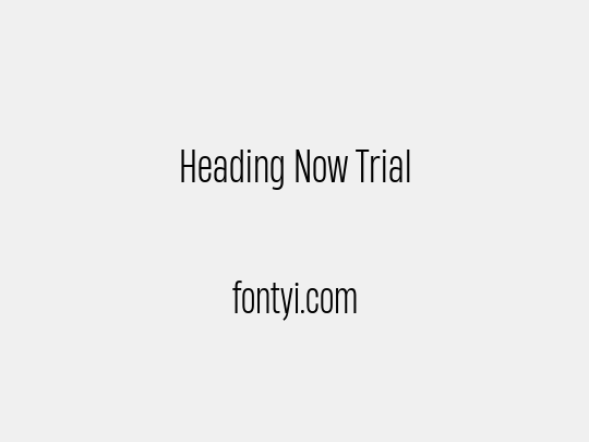 Heading Now Trial