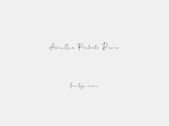 Amillia Rochete Demo