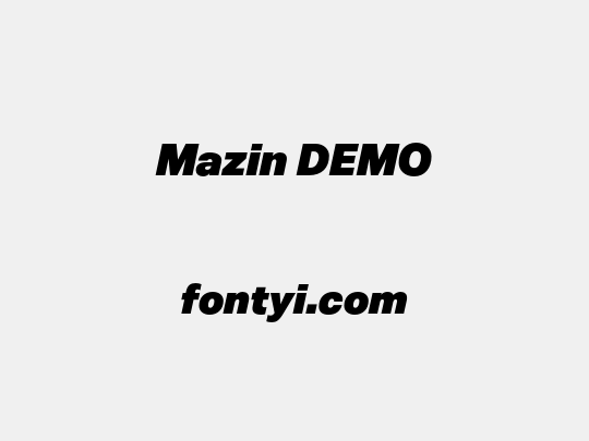 Mazin DEMO