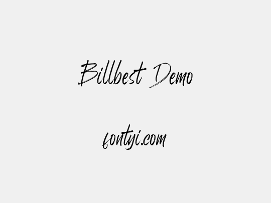 Billbest Demo
