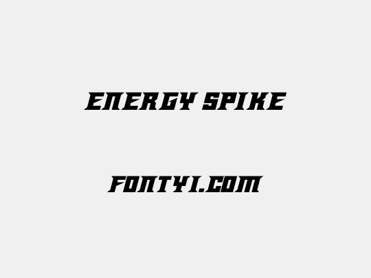 Energy Spike