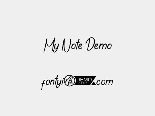 My Note Demo