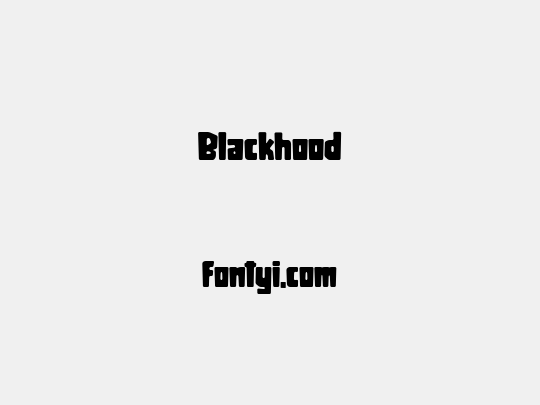 Blackhood