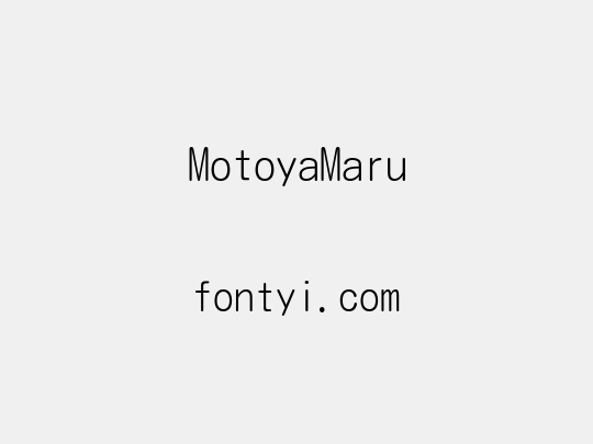 MotoyaMaru