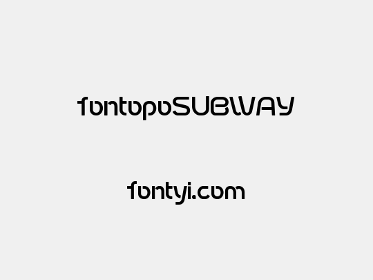 fontopoSUBWAY