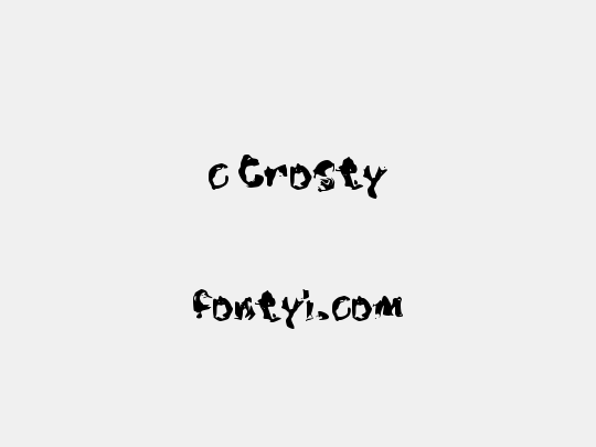 c Crosty