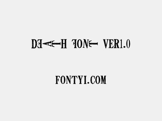 DEATH FONT ver1.0