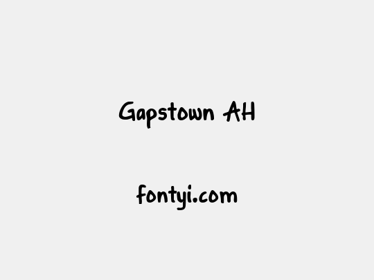 Gapstown AH