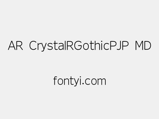 AR CrystalRGothicPJP MD