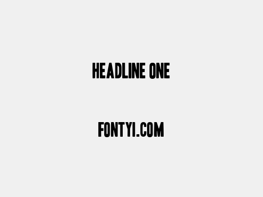 Headline One
