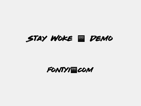 Stay Woke - Demo