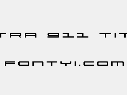 Ultra 911 Title