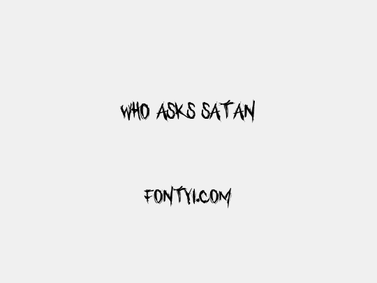 Who asks Satan