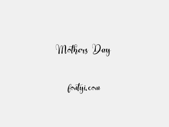 Mothers Day