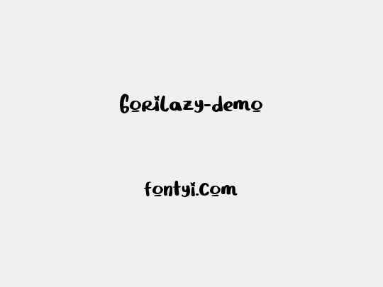 Gorilazy-demo