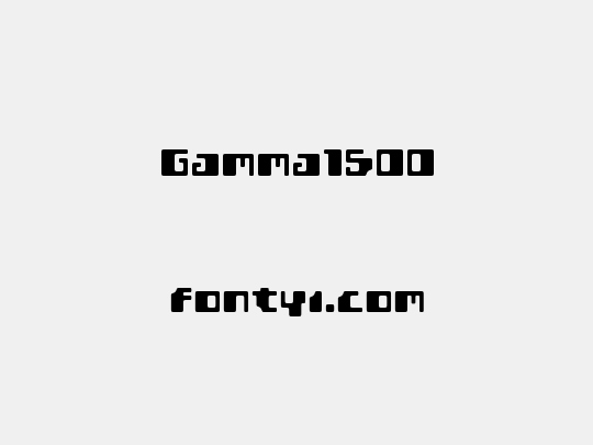 Gamma1500