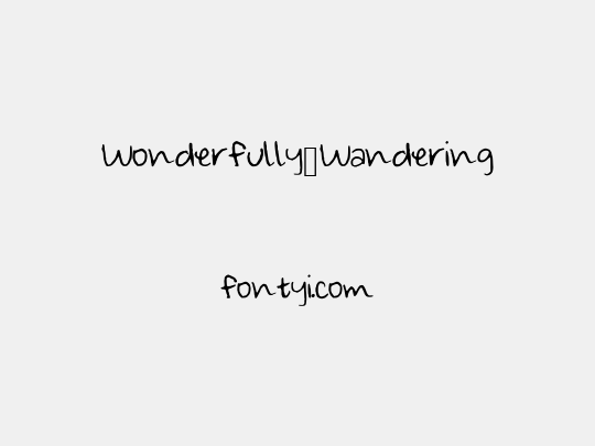 Wonderfully_Wandering