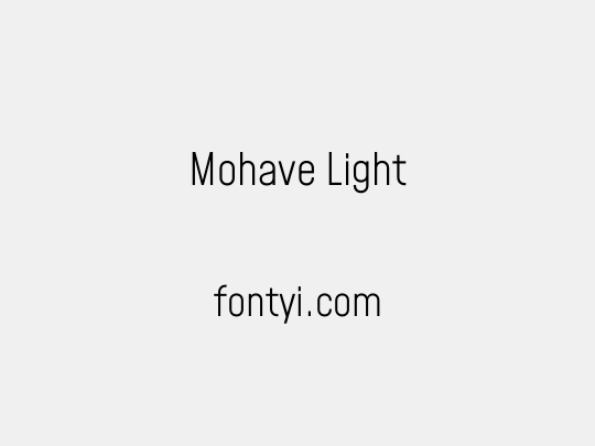 Mohave Light